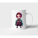 Tanjiro Kamado Demon Slayer Anime Tasarım Kupa - Hediyelik Kupa - Baskılı Kupa - 1 Adet - 300 ml