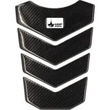 Tank Pad | Aprilia, Ktm, Kawasaki, ile Uyumlu | Kaydırmaz ve Dayanıklı Karbon | Motosiklet Tank Pad | GC02 (Karbon) - Ahşap