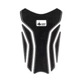 Tank Pad | Aprilia, Ktm, Kawasaki, ile Uyumlu | Kaydırmaz ve Dayanıklı Karbon | Motosiklet Tank Pad | GC07 (Karbon) - Ahşap