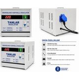 Tanlar Regülatör 5 Kva Otomatik Voltaj Regülatörü 130/220VAC - Beyaz