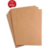 Tanpet Kraft Araç Araba Oto Paspas Kağıdı Baskısız 100 Adet 35X50 cm - Kahverengi