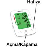 Tansiyon Aleti Ekonomik Büyük Göstergeli Dijital Tansiyon Aleti