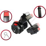 Tanspor Tan Spor 30 kg Dambıl Dumbell Halter Ağırlık Kırmızı Plastik Malzeme ile Ergonomik Tasarım