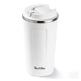 Tantitoni 001-01-Coffee Beyaz 500 ml Paslanmaz Çelik Termos