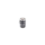 Tantitoni 036-01-TANTİTONİ PASLANMAZ ÇELİK YUVARLAK 2 KATLI FÜME-GRİ PLASTİK KAŞIKLI YEMEK TAŞIMA KABI 710ML