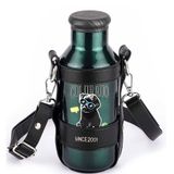 Tantitoni 040-01-Okadı 500 ml Koyu Yeşil Uzun Süzgeçli Askılıklı Termos