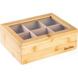 Tantitoni Bambu Poşet Çay Kutusu 21X16 cm - 21 x 16 cm