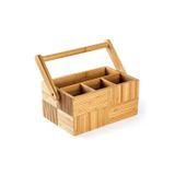 Tantitoni Bambu Tutacaklı Çatal Kaşık Bıçak Kutusu 27x16.5cm (8695835421575)