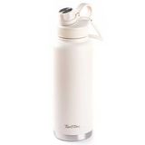 Tantitoni Beyaz 2 Kapaklı Çift Katmanlı Termos 1 Litre