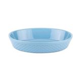 Tantitoni Dıamond Seramik Oval Mavi Fırın Kabı 28X18.5X6CM - Çok Renkli