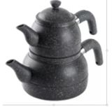 Tantitoni Hercul 1.6 lt Gri Granit Orta Boy Çaydanlık Takımı