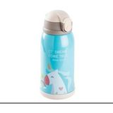 Tantitoni Kake Mavi Unıcorn Desenli Çocuk Termosu 600ml - Rose Gold - 350 ml