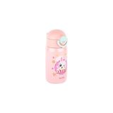 Tantitoni KD-1038P 400 ml Pembe Tavşan Desenli Pipetli Paslanmaz Çelik Çocuk Termosu