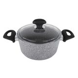 Tantitoni LIBERG2420DTG Gri 20 cm Granit Tencere