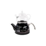 Tantitoni Love Menu Cam Demlikli Emaye Çaydanlık Takımı 980 ml /2200 ml - Renkli