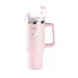 Tantitoni Pipetli Çelik Termos 1,2 L Açık Pembe