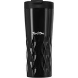 Tantitoni Siyah Yıldız Desenli Paslanmaz Çelik Termos Bardak 470ML - 470 ml