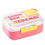 Tantitoni Tedemeı Pembe Pasl.çelik 2 Bölmeli Çatal Ve Kaşıklı Yemek Taşıma Kabı 750 Ml