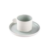 Tantitoni THIN AÇIK MAVİ PORSELEN İKİLİ FİNCAN SETİ 140ML