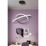 Tanya2 Tek Renk Modern Sarkıt LED Avize - Siyah