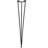 Tapacım Metal Tel Ayak , Firkete , Kütük Sehpa Ayağı 54 Cm (TEKLİ)