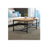 Tapacım Oval Kesim Sehpa , 60x90 Metal Ayaklı Masa , Orta Sepha , Yan Sehpa Atlantik Çam