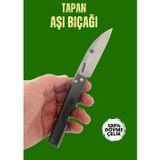 Tapan Kamp & Aşı Bıçağı 24 cm Dövme Yay Çeliği Premium