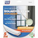 Tape Epdm Kauçuk Pencere Kapı Izolasyon Bandı Beyaz 5MMX15MMX5MT