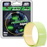 Tape Reflektif Bal Petegi Desenli Fosforlu Bant, 35 mm x 1.5 M, Yesil