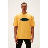 Taped T-Shirt Hardal Baskılı Erkek Tişört
