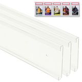 Tapeera 3'lü Paket Akrilik Kademeli Kart Teşhir Rafı - 15 Kartlı Duvara Monte Beyzbol Kartı Döşeme Ekranı - PSA CGC BGS Ticaret Kartı Ekranı ile Uyumlu - Basketbol Futbolu için Spor Kartı Vitrini