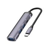 TAPLIN TK-129 Type-C to USB 4Port Usb Hub Converter Dönüştürücü
