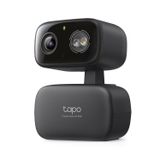 Tapo 2K 3MP Pan/Tilt Kapalı/Dış Mekan Güvenlik Kamerası, Ücretsiz Kişi/Bebek Ağlaması Algılama ve Hareket Parçası, 360° Pan, Renkli Gece Görüşü, SD/Bulut Depolama, Alexa ve Google Home ile çalışır