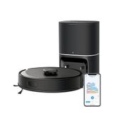 Tapo Otomatik emiş istasyonlu robot süpürge, RV30 Max Plus, 5300 Pa Hypersuction, çift navigasyon LiDAR + IMU, ses kontrolü, Alexa ve Google Assistant