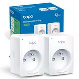 Tapo P100 2-Pack , Akıllı Mini Wi-Fi Soketi, Alexa ve Google Home ile Çalışır, Uzaktan Kontrol, Cihaz Paylaşımı, Hub Gerekmez