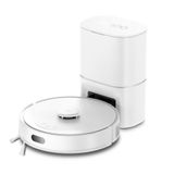 Tapo RV30 Max Plus | 5300Pa Robot Süpürge ve Paspas | LiDAR+IMU Çift Navigasyon | 3L Otomatik Boşaltma Ünitesi | Akıllı Temizlik Beyaz