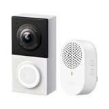 Tapo TP-Link Akıllı Video Kapı Zili Kamera Kablolu, 2K 5MP, Renkli Gece Görüşü, 180° Ultra Geniş FOV, 2 Yönlü Ses, Ücretsiz AI Algılama, Bulut ve SD Kart Depolama, Alexa ve Google Home ile çalışır,