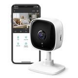 Tapo TP-Link İç Mekan Güvenlik Kamerası, Bebek Monitörü, Hareket Algılamalı, 2 Yönlü Ses Sireni, Gece Görüşü, Bulut ve SD Kart Depolama (128 GB'a kadar), Alexa ve Google Home ( C100) ile çalışır