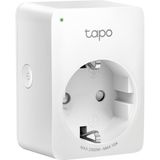 Tapo WLAN akıllı priz Tapo P100, akıllı ev WiFi priz, Alexa aksesuarı, Alexa, Google Home, Tapo uygulaması ile çalışır, sesli kontrol, uzaktan erişim, hub gerekmez, mini, beyaz