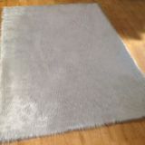 Tappeto Akrilik Kuzu Kürkü Post Halı Gri 100x150 cm.