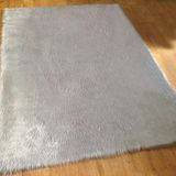 Tappeto Akrilik Kuzu Kürkü Post Halı Gri 80x200 cm.