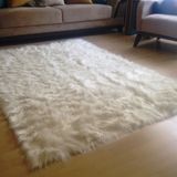 Tappeto Akrilik Kuzu Kürkü Post Halı Krem (80x200 cm)