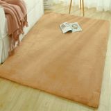 Tappeto Re x Tavşanı Post Halı Camel (22 mm Tüy)-80 x 150