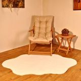 Tappeto Rex Tavşanı Dekoratif Çift Kafa Peluş Post Krem (Tüy Yüksekliği 22 Mm) - 100 x 150 cm