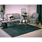 Tappeto Rex Tavşanı Dekoratif Post Peluş Halı Antrasit (Tüy Yüksekliği 22 Mm) - 140 x 200 cm