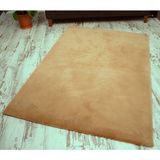 Tappeto Rex Tavşanı Dekoratif Post Peluş Halı Camel (Tüy Yüksekliği 22 Mm) - 160 x 230 cm