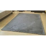 Tappeto Tavşan Tüyü Dekoratif Post Halı Gri - 100x150 cm