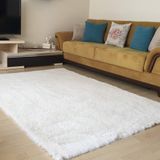 Tappeto Tavşan Tüyü Dekoratif Post Halı Kar Beyaz (160x230 cm)
