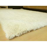 Tappeto Tavşan Tüyü Dekoratif Post Halı Krem - 100x150 cm