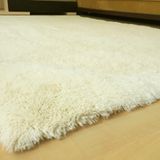 Tappeto Tavşan Tüyü Dekoratif Post Halı Krem - 80x150 cm